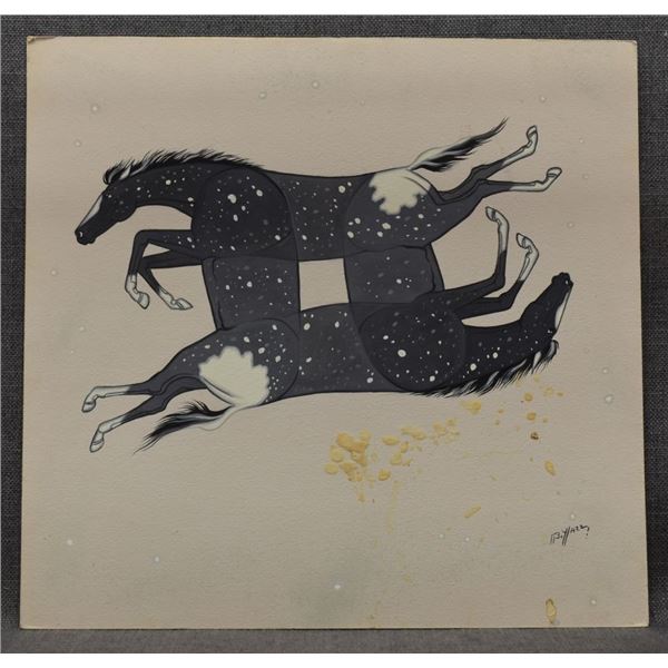 NAVAJO PAINTING (BEATIN YAZZ0