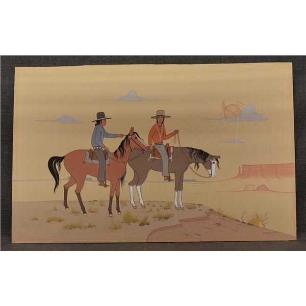 NAVAJO PAINTING (ROBERT CHEE)