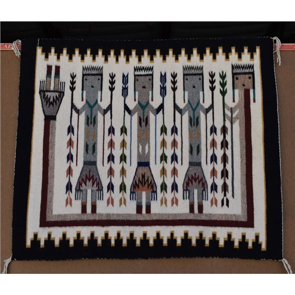 NAVAJO YEI TEXTILE