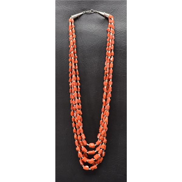 PUEBLO CORAL NECKLACE