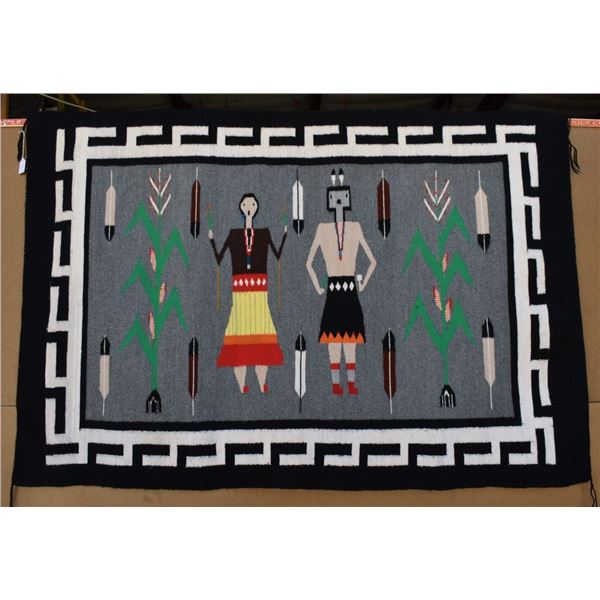 NAVAJO YEI TEXTILE