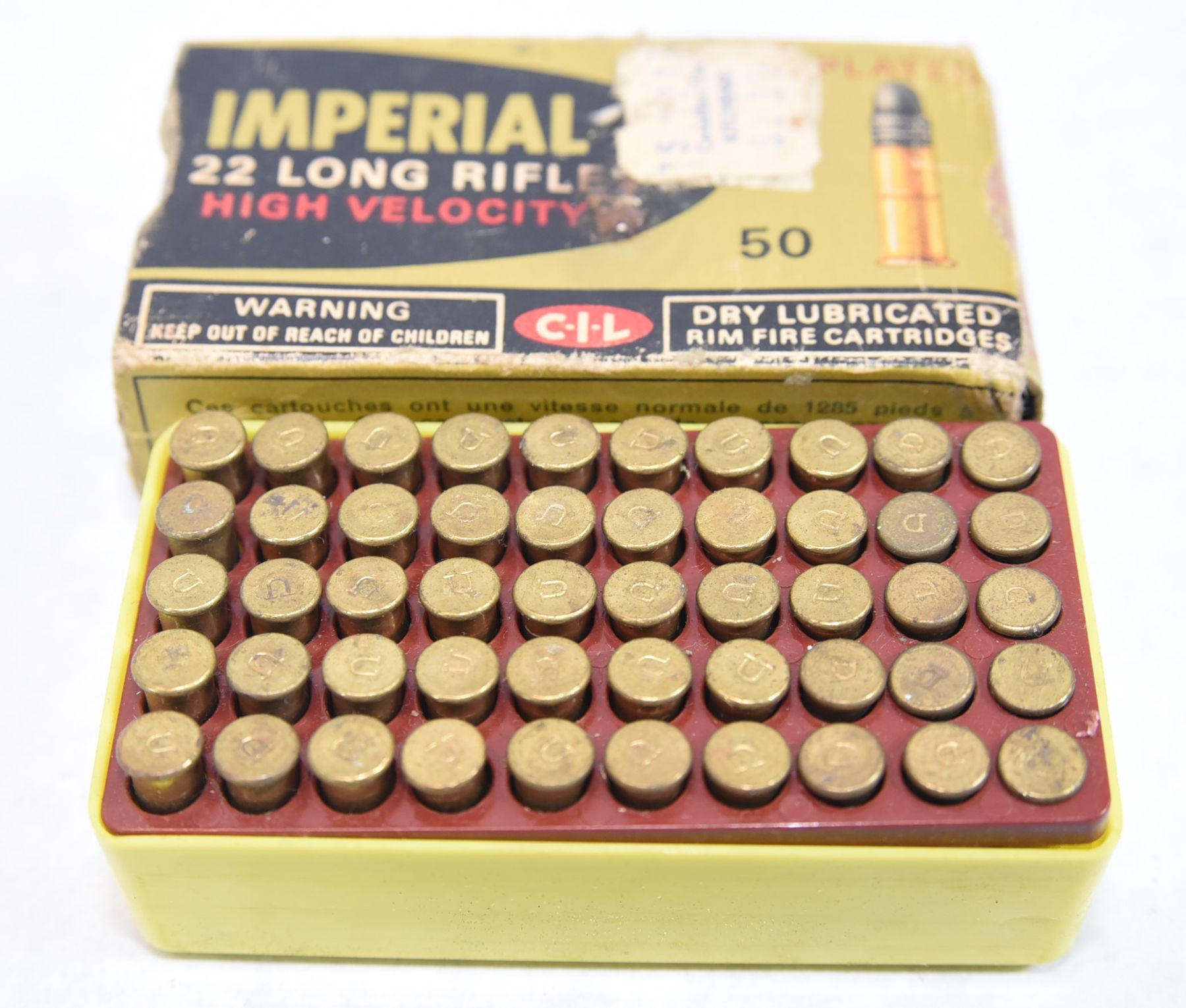 50 Rounds Imperial 22LR Ammunition & 20 Rounds Dominion 22 Short ...