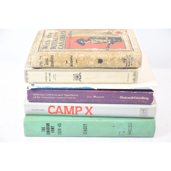 Box Lot Canadian War Books