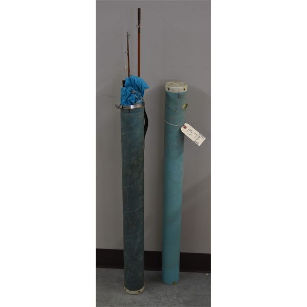 Box Lot Fishing Rods & Rod Case