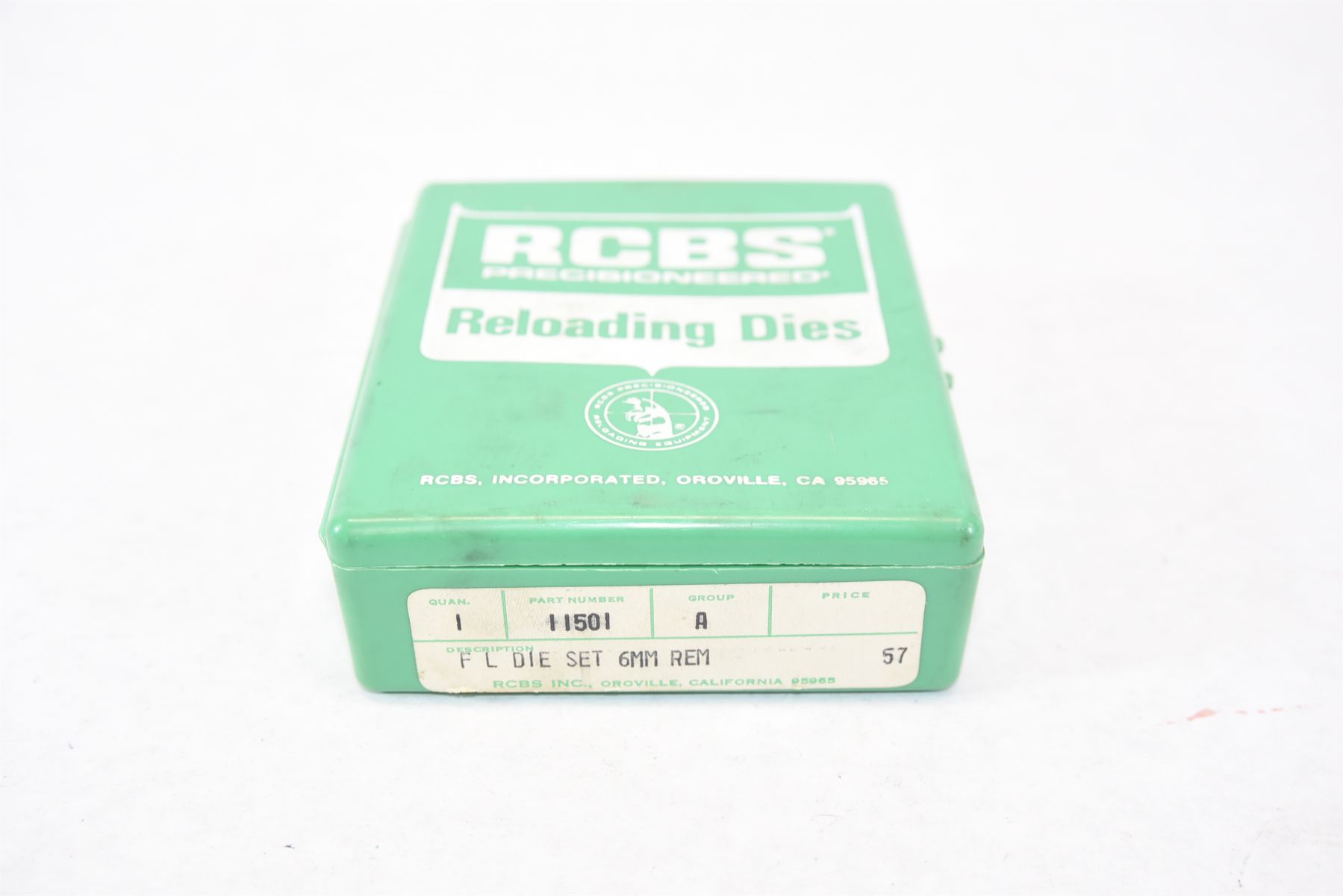 Reload 2 Usaf RCBS Reloading 2 Dies 6mm Rem. Caliber In Box