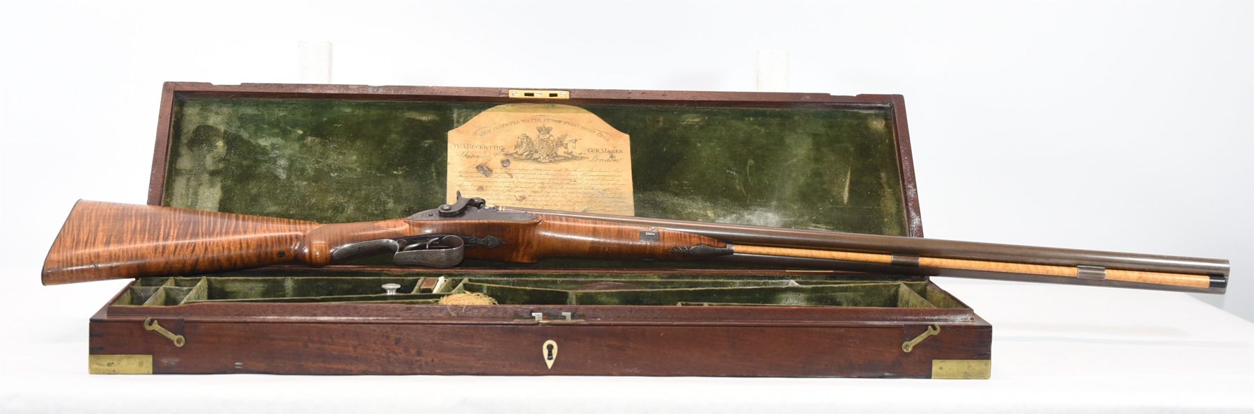 Beckwith Case Beckwith London Side By Side Percussion Shotgun With Case & Accessories