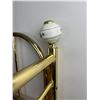 Image 4 : Brass Like Hallway Bench with Upholstered Seat