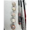 Image 2 : 4 Assorted Aluminium Softball Bats & 5 Softballs