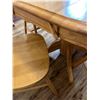 Image 3 : Wooden Dining Table with 1 Leaf  & 4 Chairs
