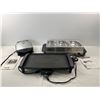 Image 1 : George Foreman Grill, Nostalgia Warming Tray & Flat Griddle