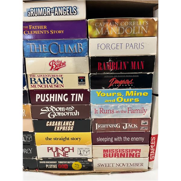 Assorted VHS Movies - Sunrise Estate Services Ltd