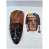 Image 1 : 2 Decorative Wall Masks