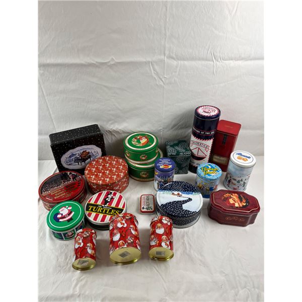 Christmas Themed Tins