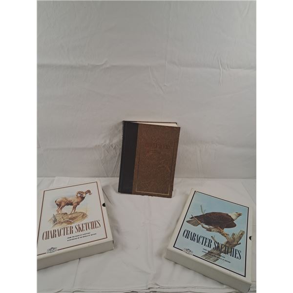 3 Character Sketch Books