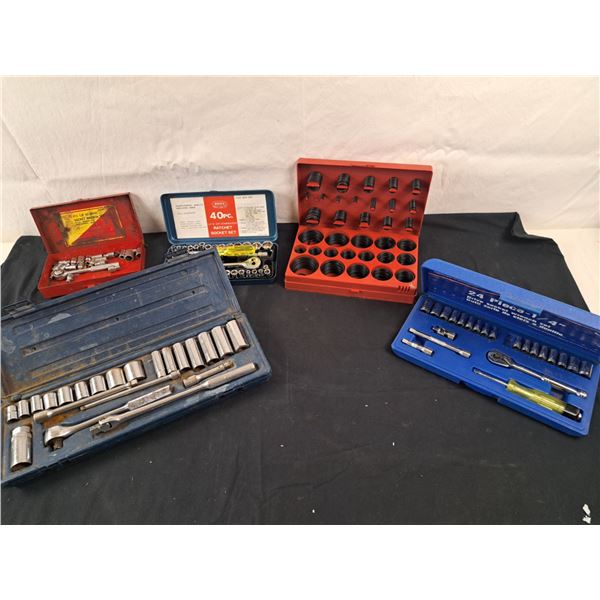 Various Tool and Socket Sets