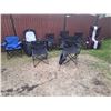 Image 1 : 8 Folding Lawn Chairs
