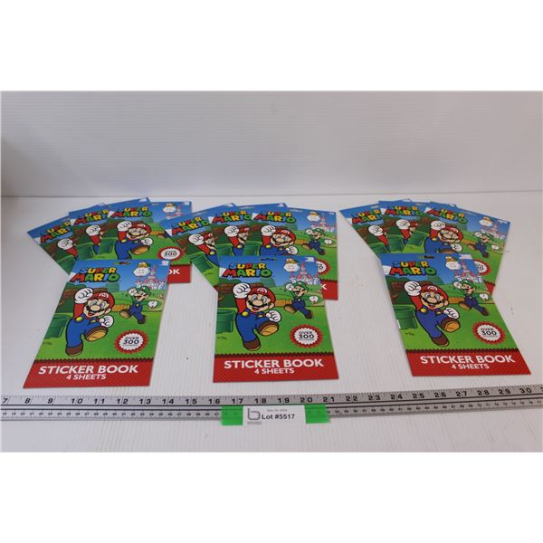 (12) Super Mario Sticker Books
