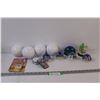 Image 1 : (6) Snowglobes, Digital Doggy Electronic Pet (NIB), (4) Globes, Remote Light