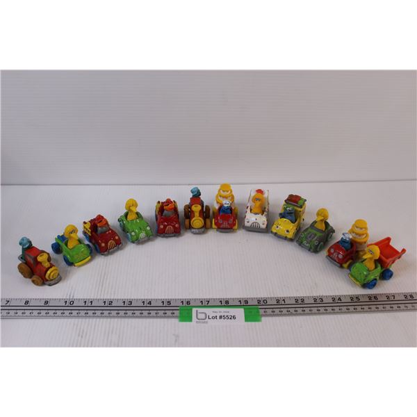 (12) Vintage Sesame Street Toys