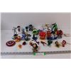 Image 1 : (20+) Mini Superhero Figurines & Stuffies Lot