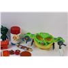 Image 3 : Lot of: Flintstones  Toys, Vintage Thermos, "Sprout" Toy, Attack Toy