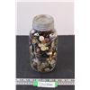 Image 1 : Imperial Glass Jar Full of Buttons - 9" Tall