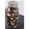 Image 3 : Imperial Glass Jar Full of Buttons - 9" Tall