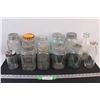 Image 1 : (12) Vintage Canning Jars & Glass Jars
