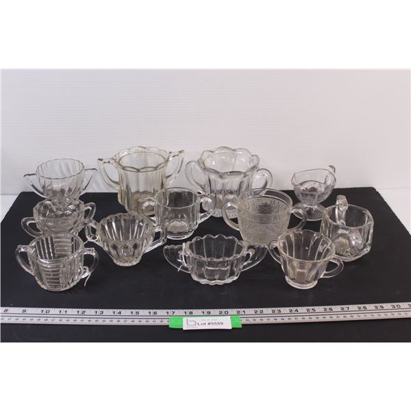 (12) Clear Glass Sundae/Ice Cream Dishes