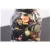 Image 2 : Dominion Canning Jar Filled w/Buttons - 6" Tall