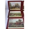Image 4 : (6) Pimpernel Old Hunting Cork Back Placemats, Horse Ice Bucket