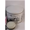 Image 2 : (7) Storage Tins: Watkins, Currier & Ives, Misc.