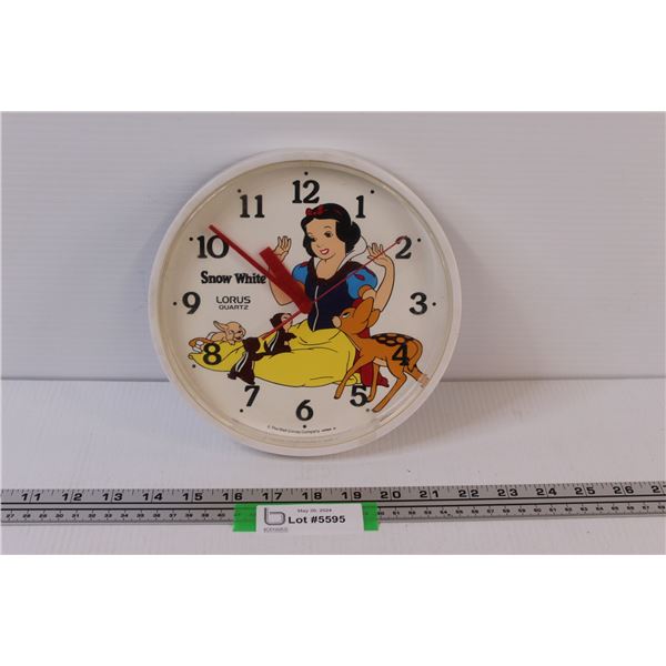 Snow White Clock - Untested - As Is