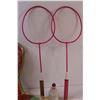 Image 3 : Lot of Kids Outdoor Toys/Activities: Water Inflatables, Badminton Rackets, Water Badminton