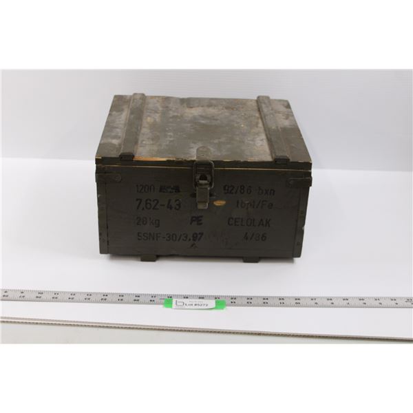 1200 Round 7.62 Ammo Crate in Olive Green