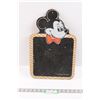 Image 1 : Vintage Mickey Mouse Chalkboard - Slight Damage To Top