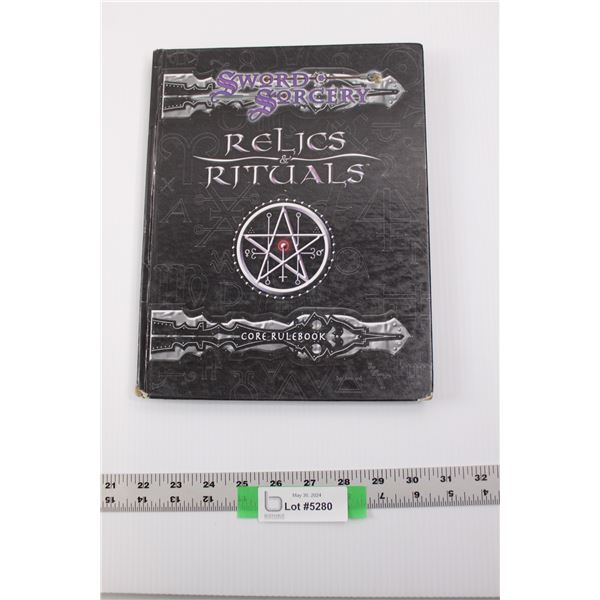 Swords & Sorcery "Relics & Rituals" Hard Cover Book - Binding Damage