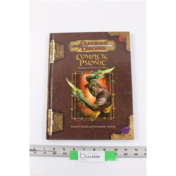 Dungeons & Dragons "Complete Psionic" Hard Cover Book - Like New Condition