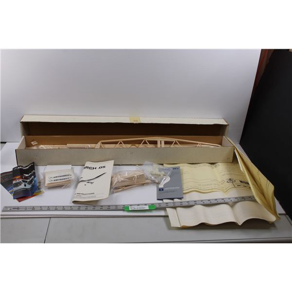 Airtronics Monarch .05 Radio Control Trainer Airplane - No Motor or Remote (Appears New)