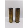 Image 2 : (2) 105mm M14 Brass Shell Casings