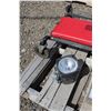 Image 6 : **Whiteside Tool Stud High Wheel Caster Creeper & (3) 12v Halogen Work Lights w/Spare Bulb