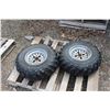 Image 5 : **(2) Honda ATV/UTV Rims w/ Bridgestone Dirt Hooks14 Tires (AT24x9-11)