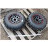 Image 1 : **(2) ATV/UTV Rims w/Kimpex Trail Fighter AT25x8-12 Tire (Both New Combos)