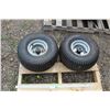 Image 1 : **(2) Utility Rims/Axles/Hubs w/Titan Multi-Trac C/S 20x10.00-8 NHS Tires
