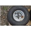 Image 2 : **(2) Utility Rims/Axles/Hubs w/Titan Multi-Trac C/S 20x10.00-8 NHS Tires