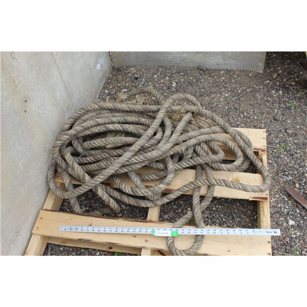 ** Approximately 100''x1.5" Of Jute/Sisal/Hemp Rope