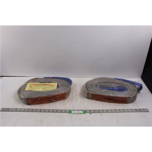 (2) Titan Tuff-Line 20' Code: EE2-902 Synthetic Web Lifting Slings - NIP