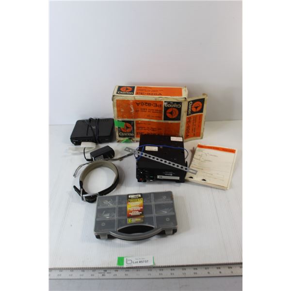 D-Link Router, Clarion Car Stereo, Nails, Dog Collar