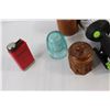 Image 4 : Wooden Trinket Container, Stanley Flask, Watch, Power Bank, Misc.