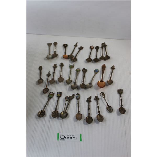 Assorted Souvenir Spoons